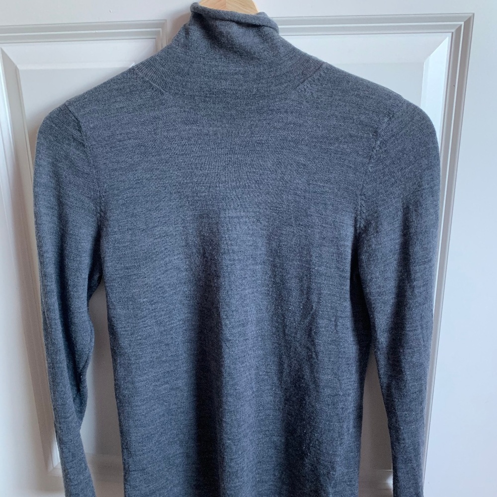 Gray Halogen Mock Neck Sweater